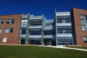 Gruenwald Center for Science and Technology Building contracted and designed by Leonard Fiore