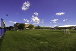 Intramural Fields Conversion Building contracted and designed by Leonard Fiore