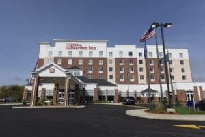 Hilton Garden Inn Building contracted and designed by Leonard Fiore