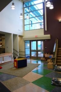 Child Care Center at Hort Woods Building contracted and designed by Leonard Fiore