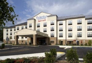 Fairfield Inn & Suites Building contracted and designed by Leonard Fiore