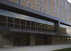 Humanities & Social Services Building contracted and designed by Leonard Fiore